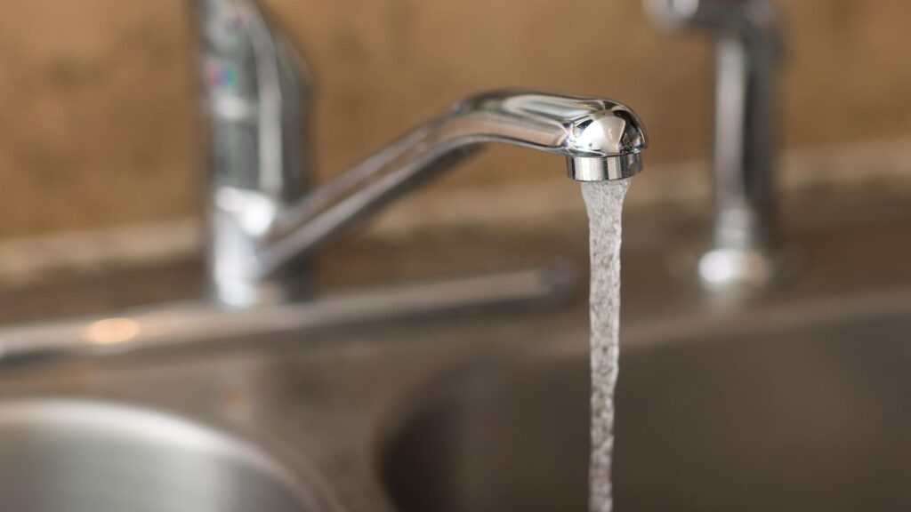 Running Kitchen Faucet